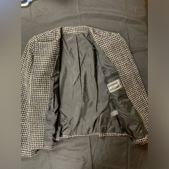 Fleet Street Women’s Jacket. Size:10. Black/White. - Picture 7 of 16
